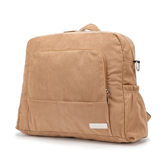 Brown Diaper Bag on white background